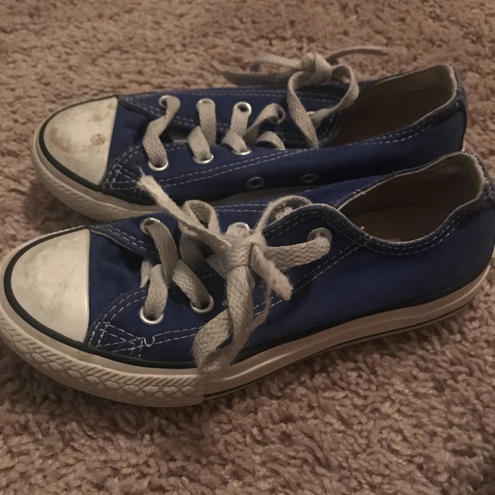 Kids blue converse size 12